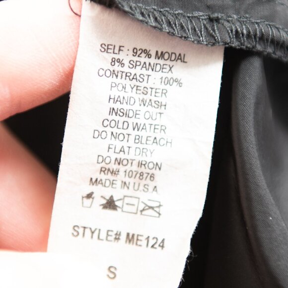 Sun Kim Jacket Lightweight Zip-Up  Asymmetrical Made USA Black Size Small - Picture 4 of 5